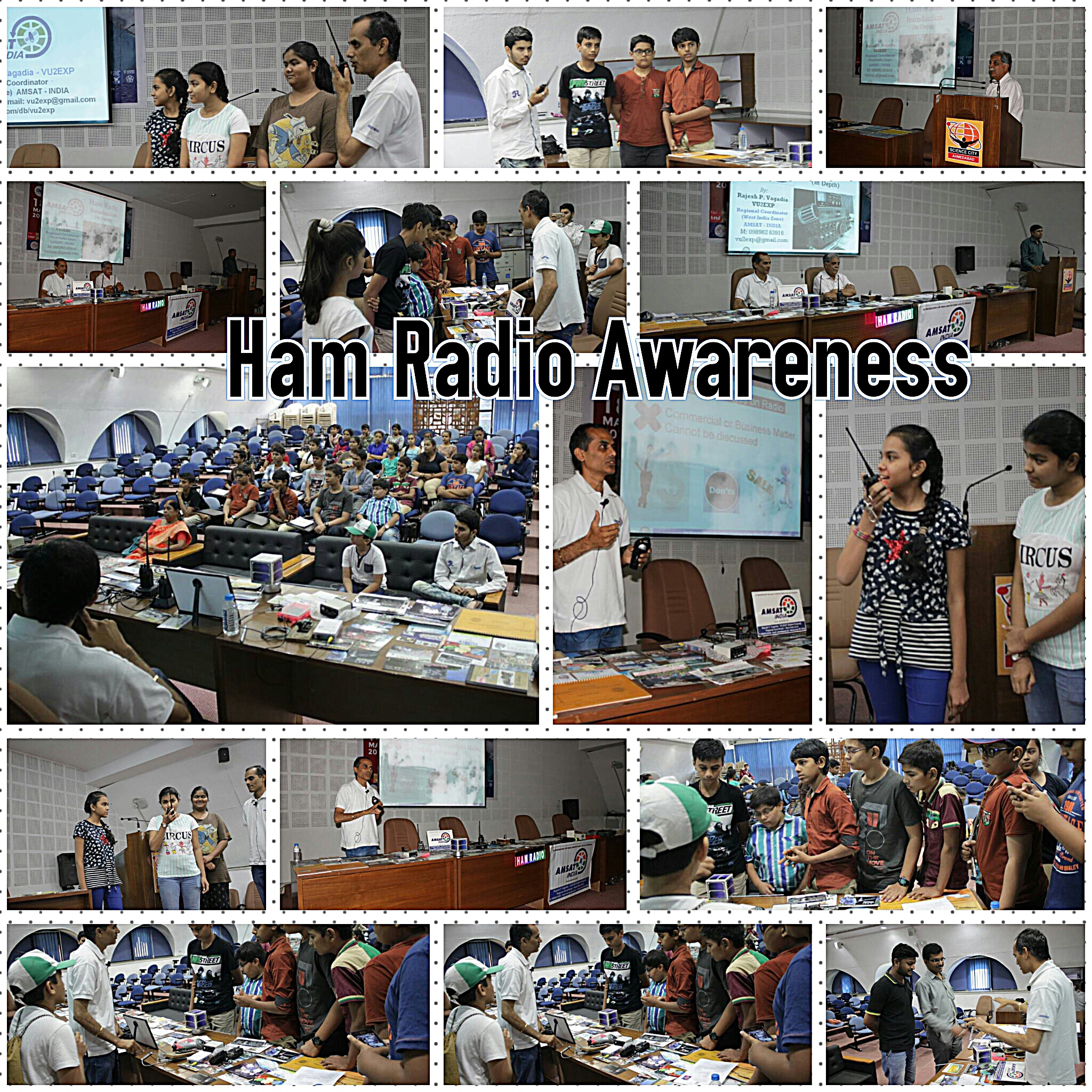 Ham Radio Awareness Program at Science City Ahmedabad May 20, 2017 