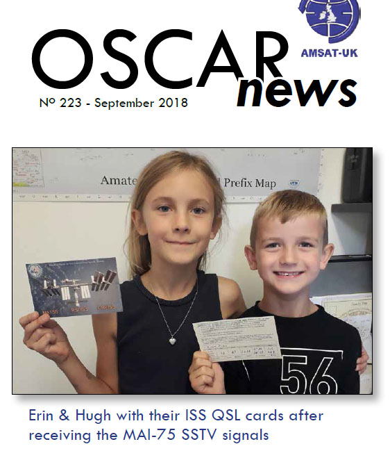 OSCAR News 223 Autumn 2018 Front Cover