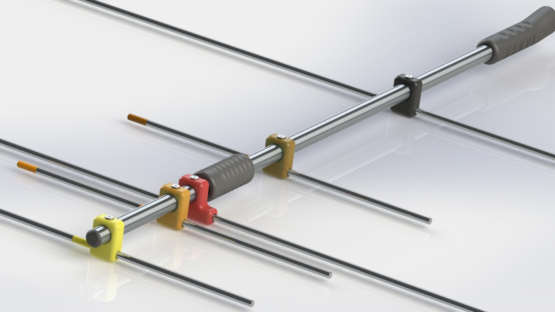 AMSAT-SA Dual-band 145/435 MHz Yagi