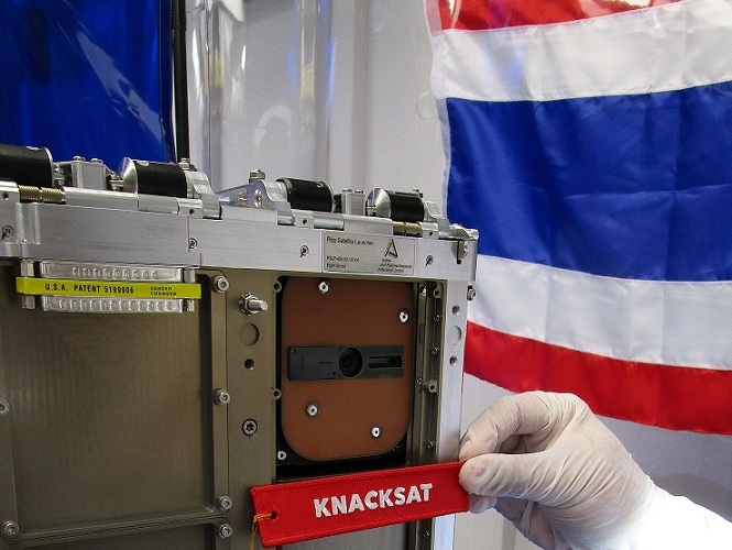 Knacksat in CubeSat Deployer