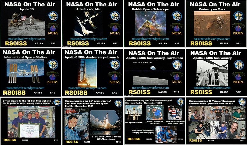 Complete set of SSTV pictures received from the ISS by DK3WN Feb 8-10, 2019