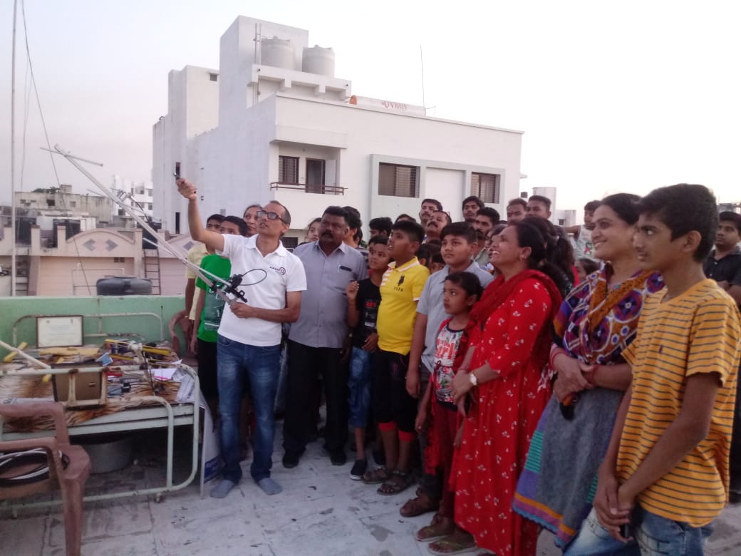 SSTV Demonstration at Rajkot April 12, 2019