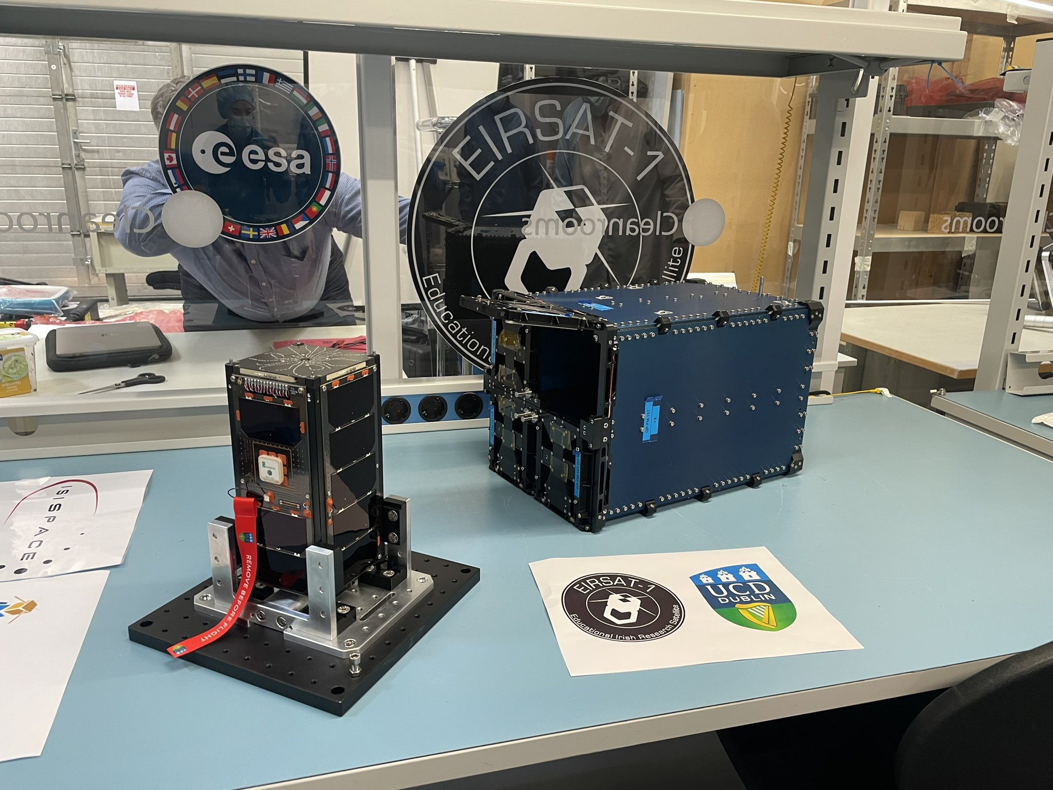 EIRSAT-1 and CubeSat Deployer